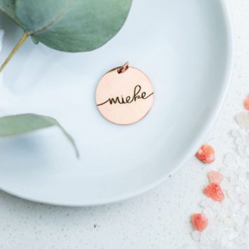 Monogram Disc Pendants