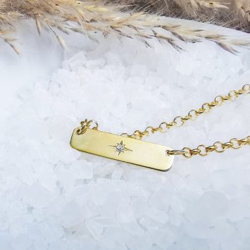 Star Pendant with Chain